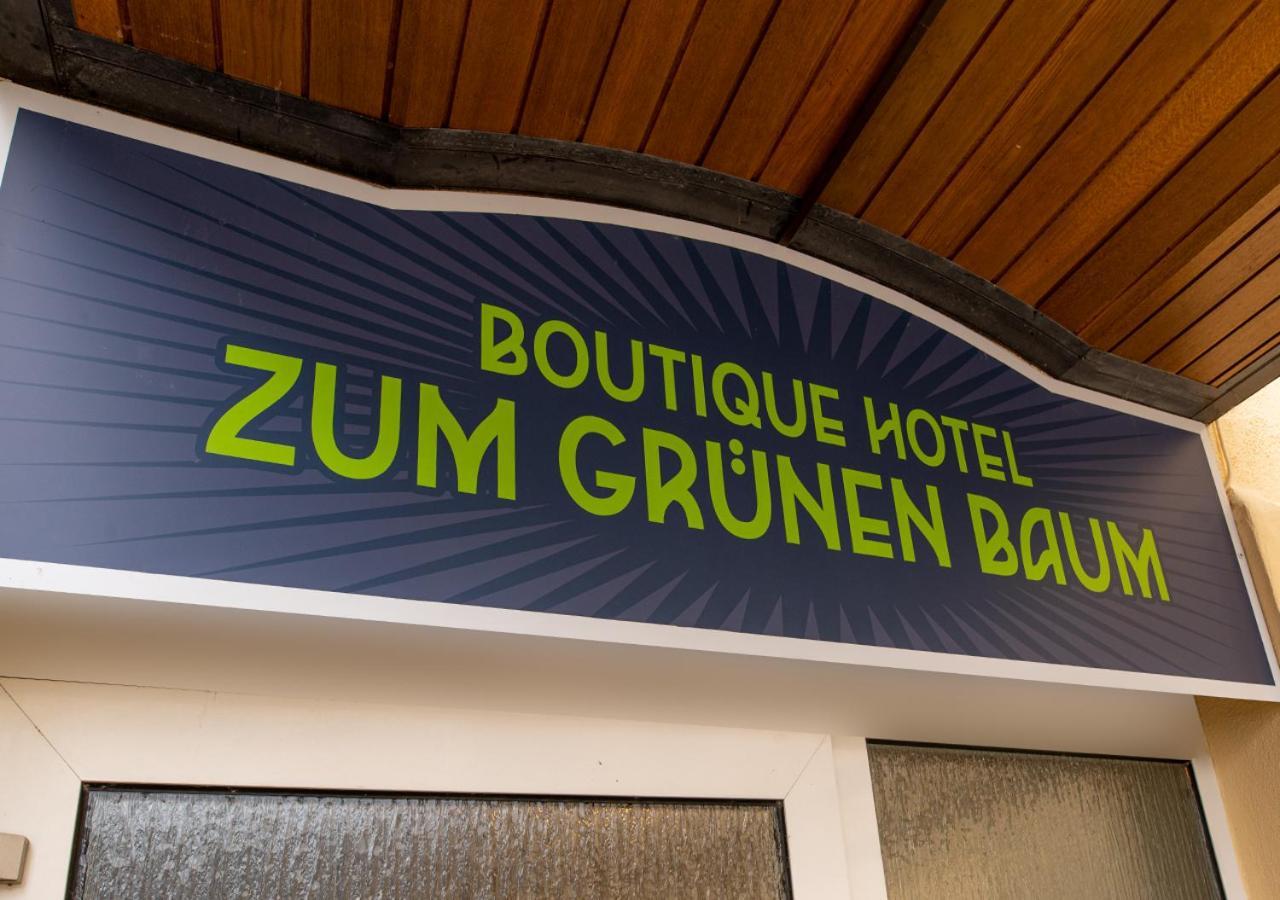 Boutique-Hotel Zum Gruenen Baum Alzenau Bagian luar foto